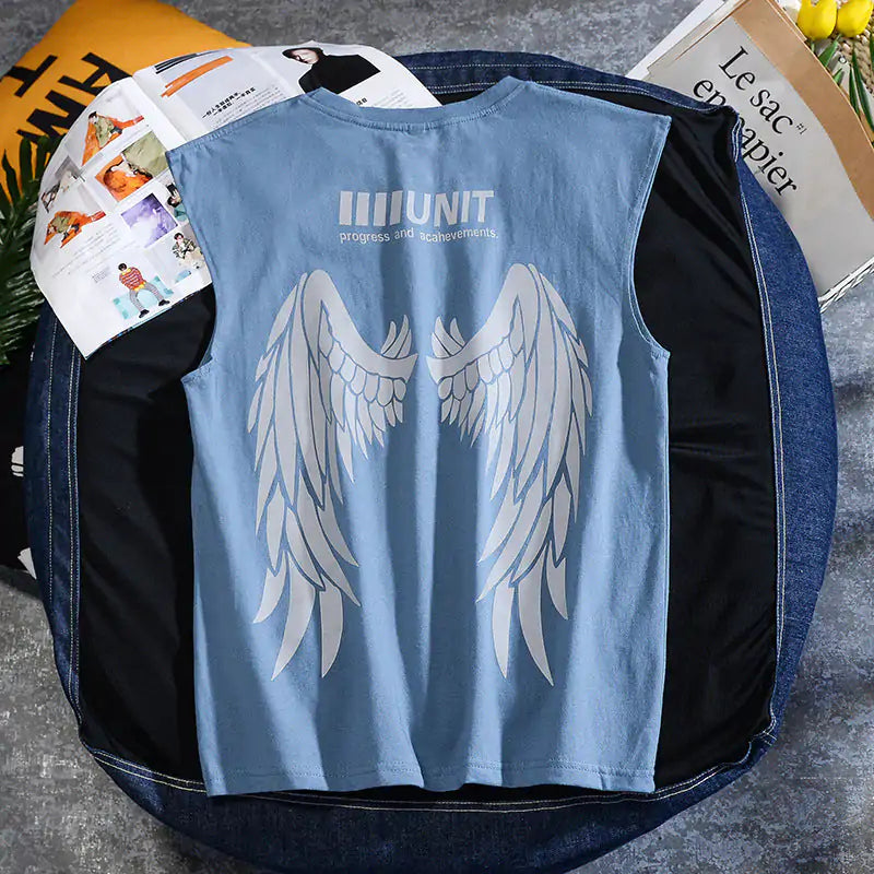 Cut Off Angel Wings Tee - Kopiwrite Kollective