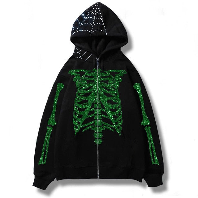 Men's Streetwear Skull Hoodies - Kopiwrite Kollective