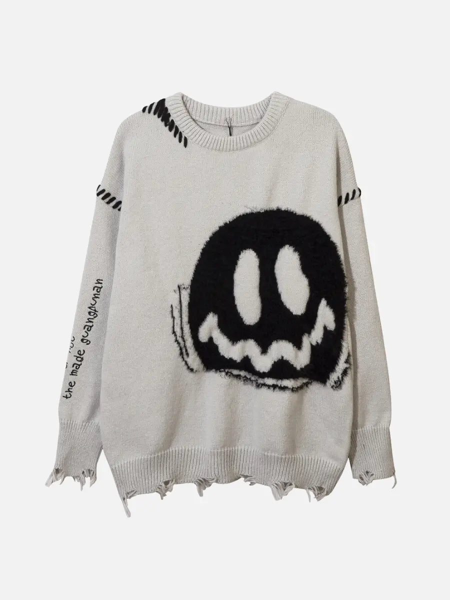 Vintage Smile Sweater - Kopiwrite Kollective