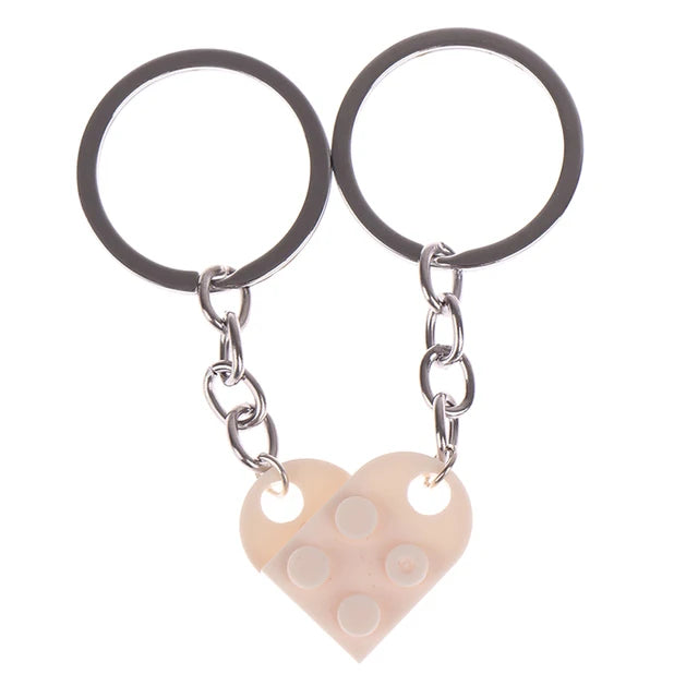 Cute Love Heart Brick Keychains - Kopiwrite Kollective