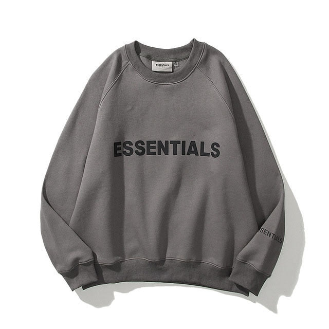 Essentials Sweatshirt Reflective Letter Printed - Kopiwrite Kollective