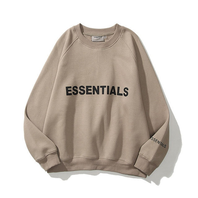 Essentials Sweatshirt Reflective Letter Printed - Kopiwrite Kollective