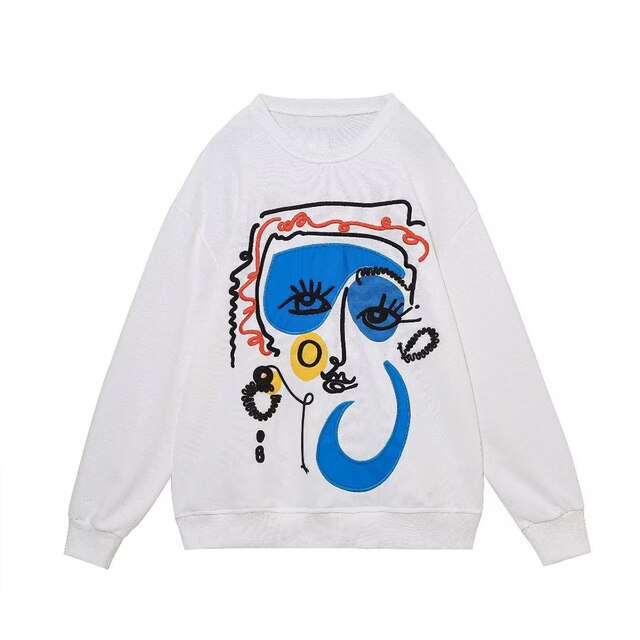 Women Fashion Printing Basic Sweatshirts - Kopiwrite Kollective