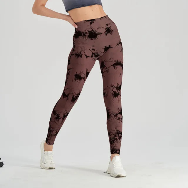 Seamless Tie Dye Leggings - Kopiwrite Kollective