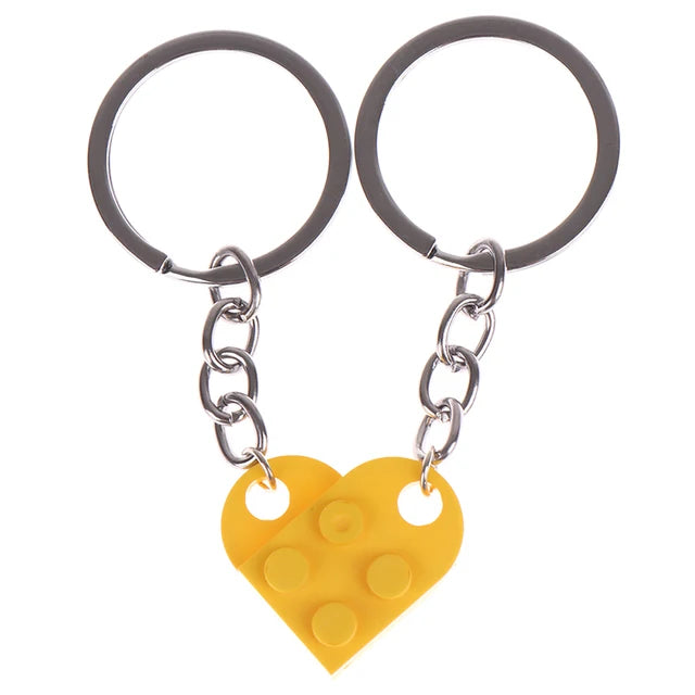 Cute Love Heart Brick Keychains - Kopiwrite Kollective