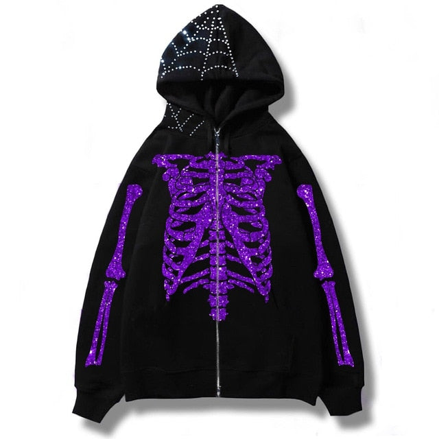 Men's Streetwear Skull Hoodies - Kopiwrite Kollective