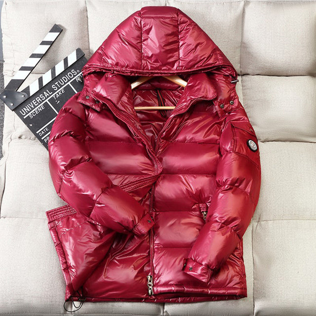 Glossy Duck Down Winter Jackets - Kopiwrite Kollective