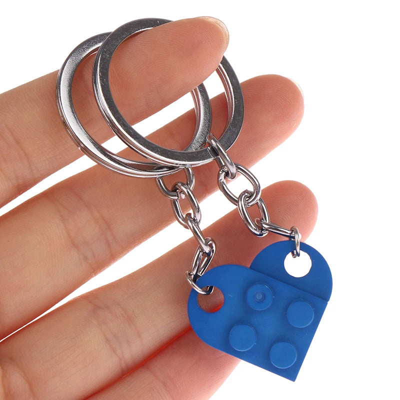 Cute Love Heart Brick Keychains - Kopiwrite Kollective