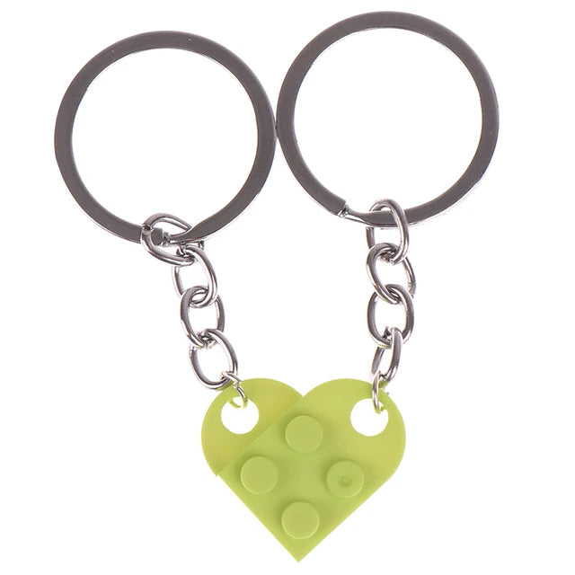 Cute Love Heart Brick Keychains - Kopiwrite Kollective