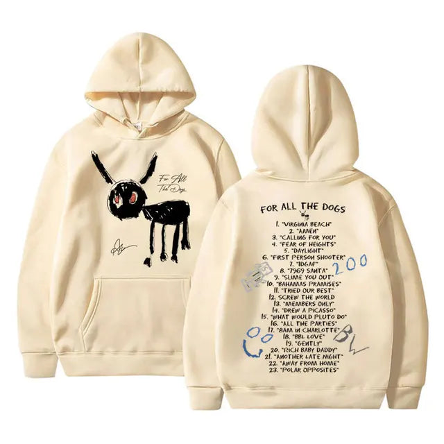 For All The Dogs Hoodie - Kopiwrite Kollective