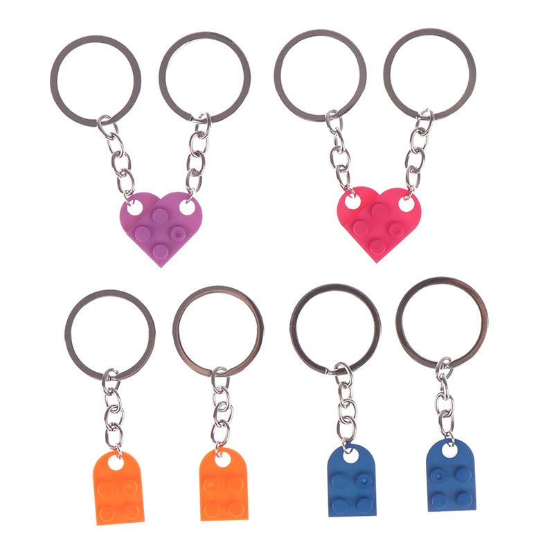 Cute Love Heart Brick Keychains - Kopiwrite Kollective