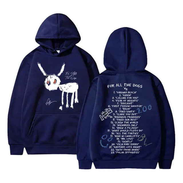 For All The Dogs Hoodie - Kopiwrite Kollective