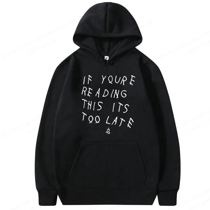 It's Too Late Hoodie - Kopiwrite Kollective