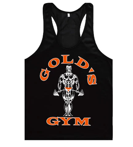 Golds Aesthetic Gym Tank Top Men - Kopiwrite Kollective