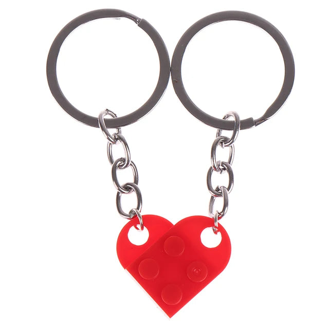 Cute Love Heart Brick Keychains - Kopiwrite Kollective