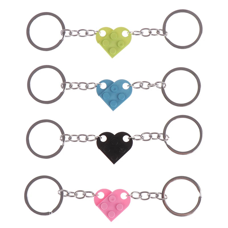 Cute Love Heart Brick Keychains - Kopiwrite Kollective