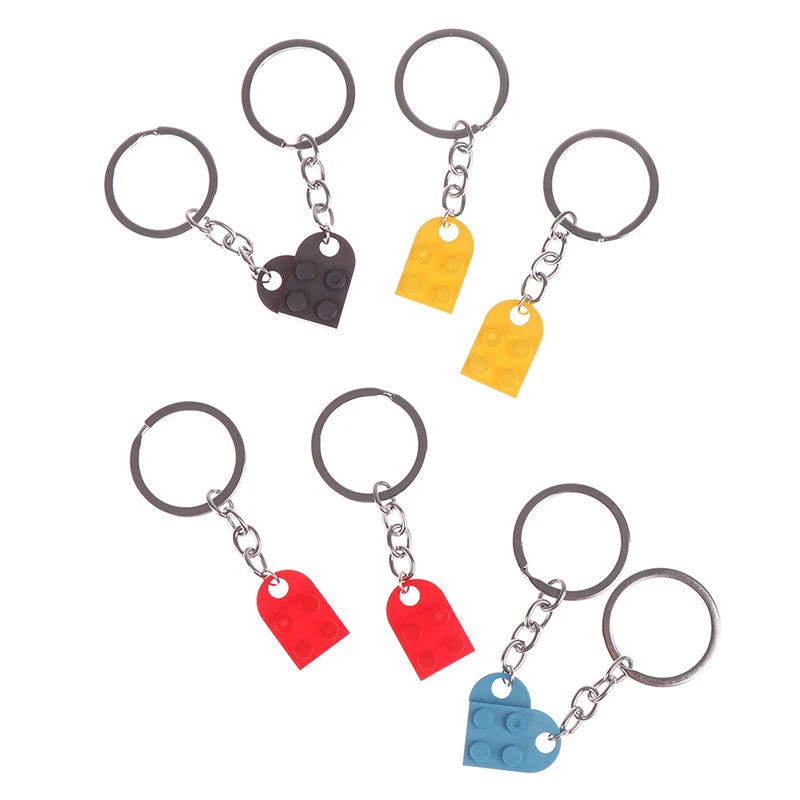 Cute Love Heart Brick Keychains - Kopiwrite Kollective