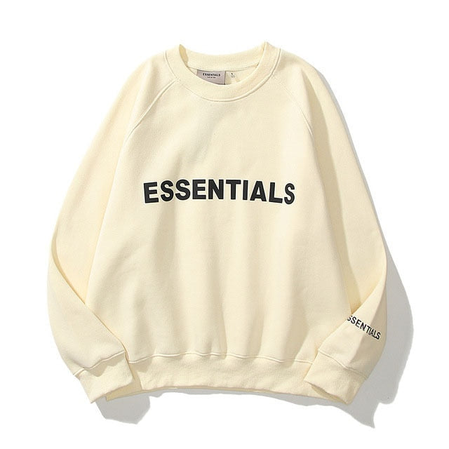 Essentials Sweatshirt Reflective Letter Printed - Kopiwrite Kollective