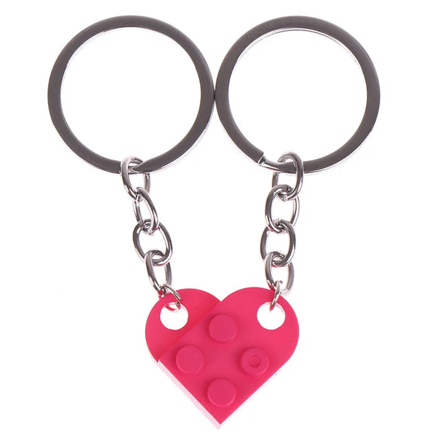 Cute Love Heart Brick Keychains - Kopiwrite Kollective