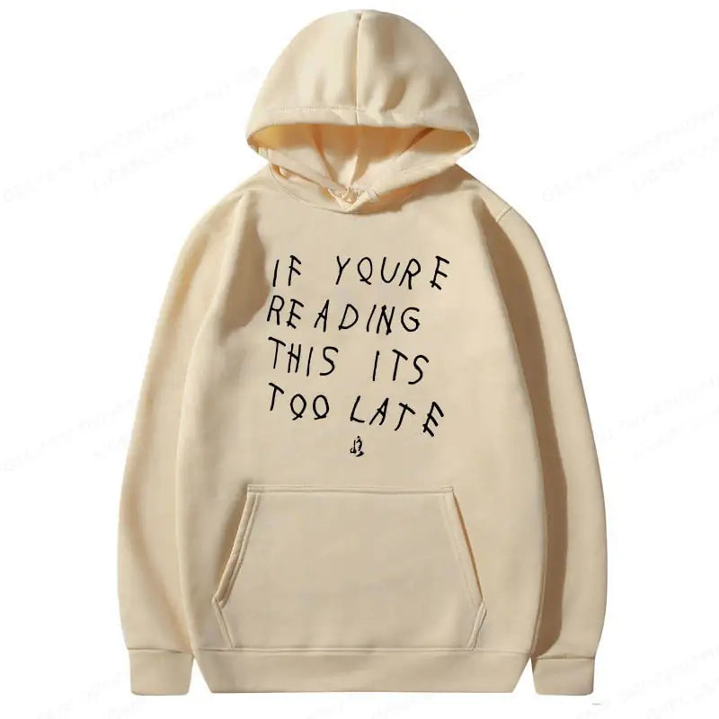 It's Too Late Hoodie - Kopiwrite Kollective