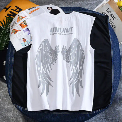 Cut Off Angel Wings Tee - Kopiwrite Kollective