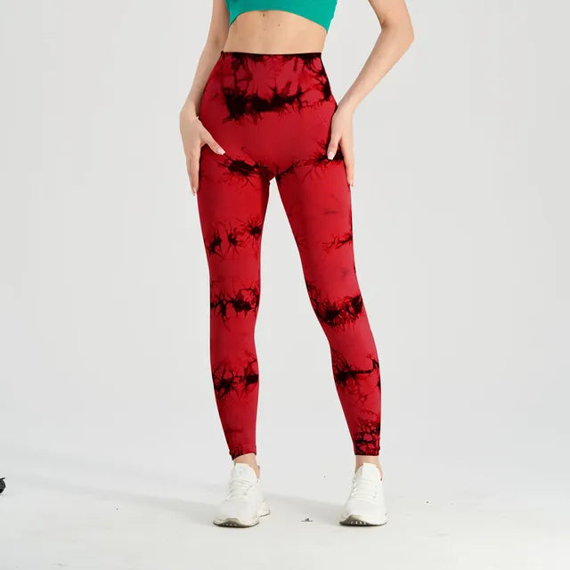 Seamless Tie Dye Leggings - Kopiwrite Kollective