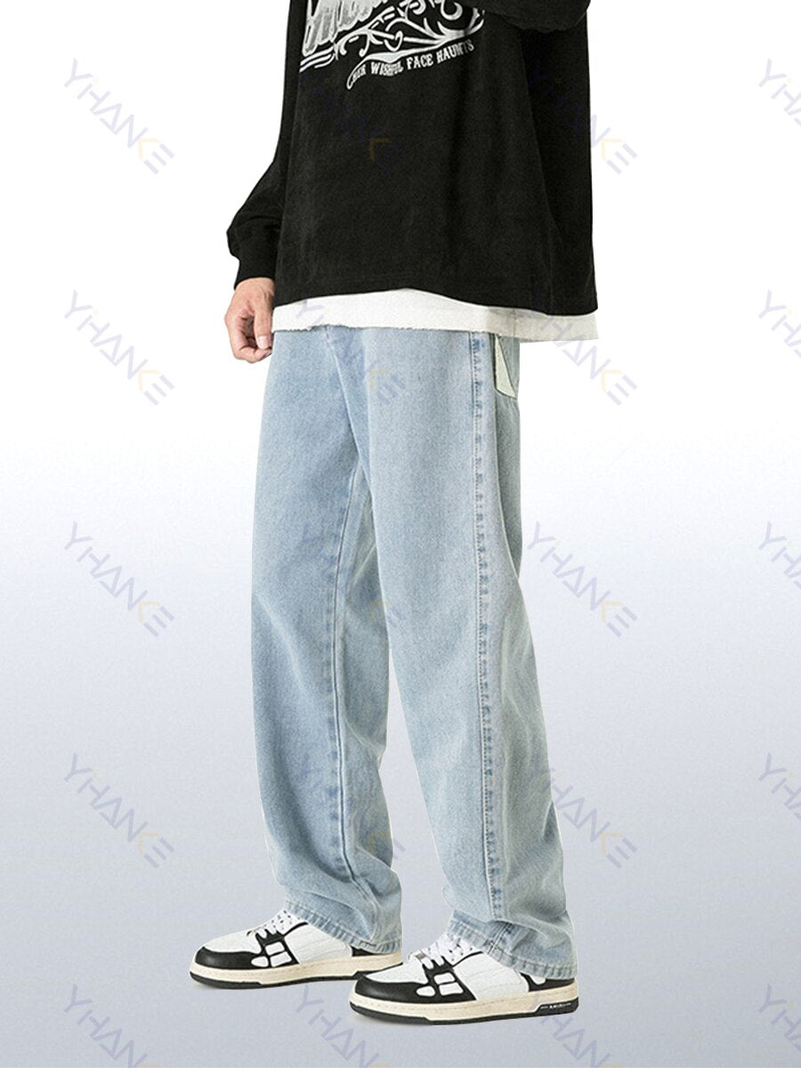 Retro Loose Straight Wide Leg Pants - Kopiwrite Kollective