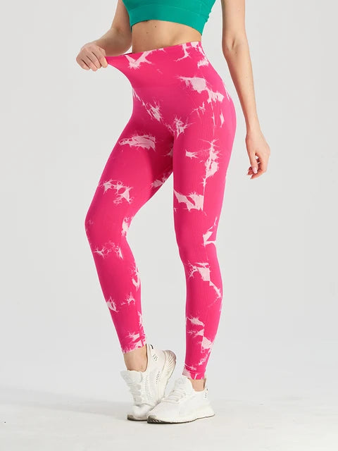 Seamless Tie Dye Leggings - Kopiwrite Kollective