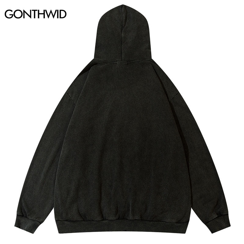 Ripped Teeth Patch Hoodies - Kopiwrite Kollective