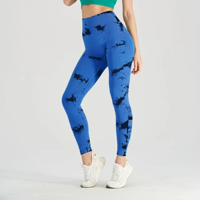 Seamless Tie Dye Leggings - Kopiwrite Kollective