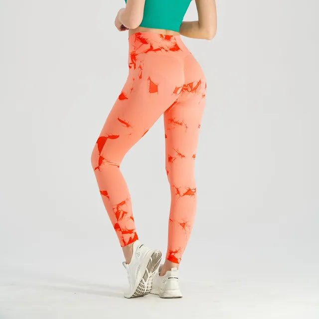 Seamless Tie Dye Leggings - Kopiwrite Kollective