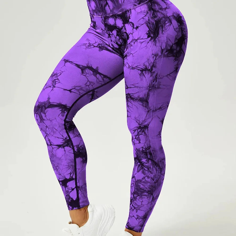 Seamless Tie Dye Leggings - Kopiwrite Kollective