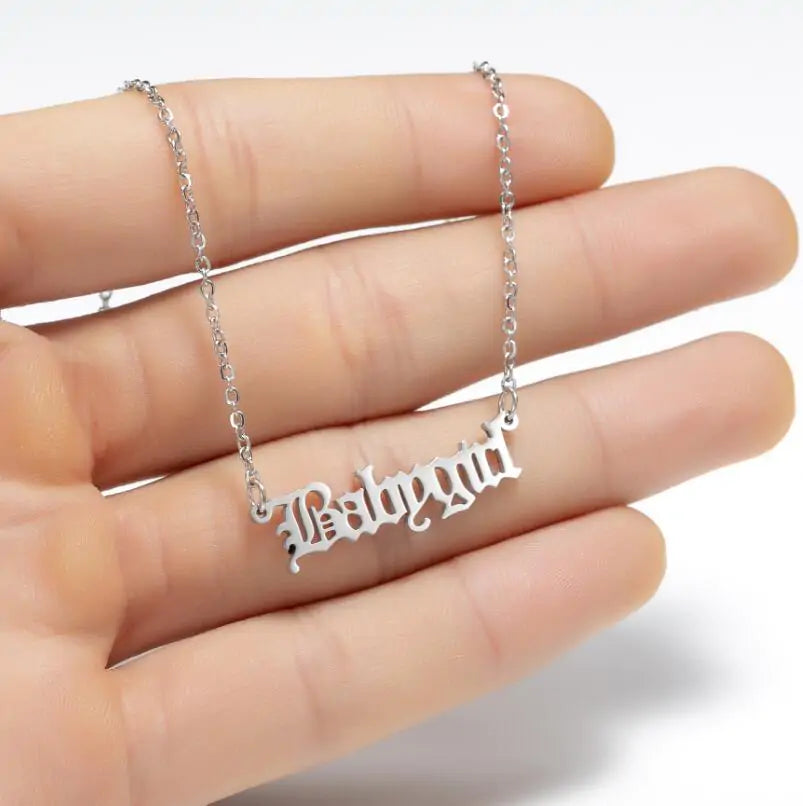 Rapper Letter Necklace - Kopiwrite Kollective