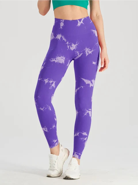 Seamless Tie Dye Leggings - Kopiwrite Kollective