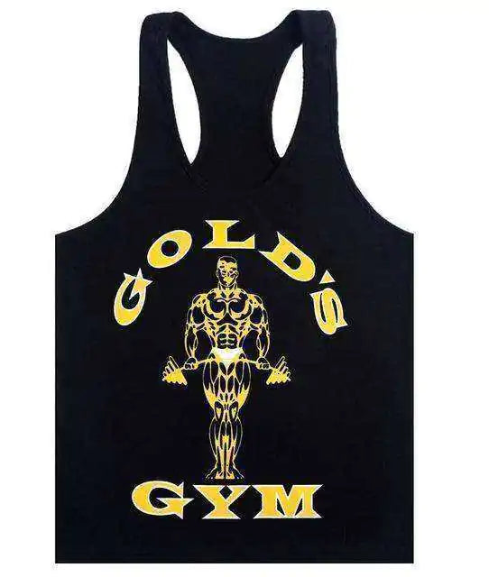 Golds Aesthetic Gym Tank Top Men - Kopiwrite Kollective