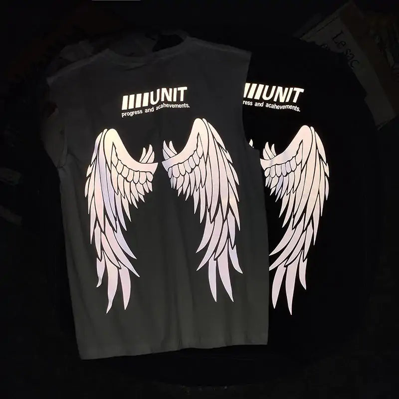 Cut Off Angel Wings Tee - Kopiwrite Kollective