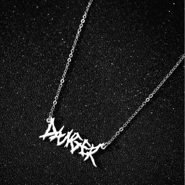 Rapper Letter Necklace - Kopiwrite Kollective