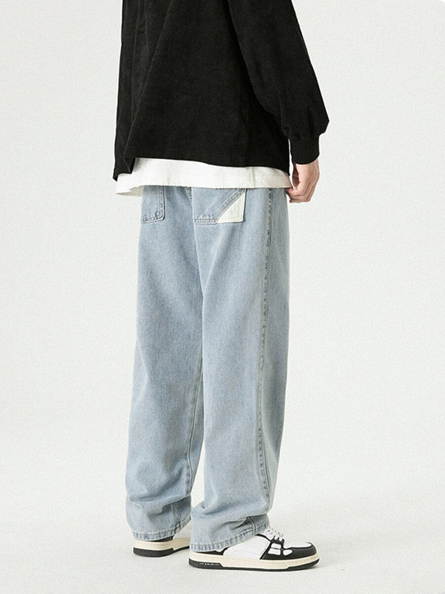 Retro Loose Straight Wide Leg Pants - Kopiwrite Kollective