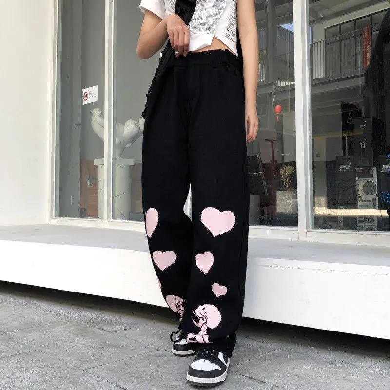 Love Skeleton Casual Pants - Kopiwrite Kollective