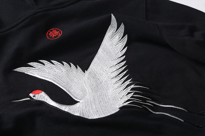 Crane Graphic Hoodies - Kopiwrite Kollective