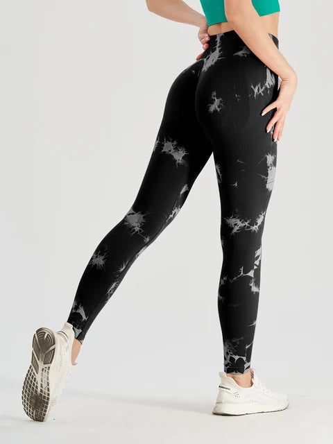 Seamless Tie Dye Leggings - Kopiwrite Kollective