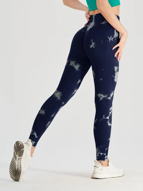 Seamless Tie Dye Leggings - Kopiwrite Kollective