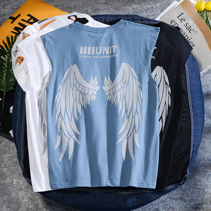 Cut Off Angel Wings Tee - Kopiwrite Kollective