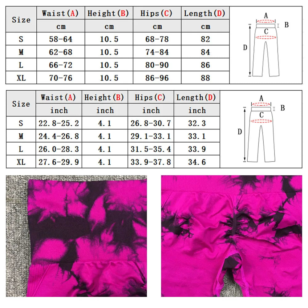 Seamless Tie Dye Leggings - Kopiwrite Kollective