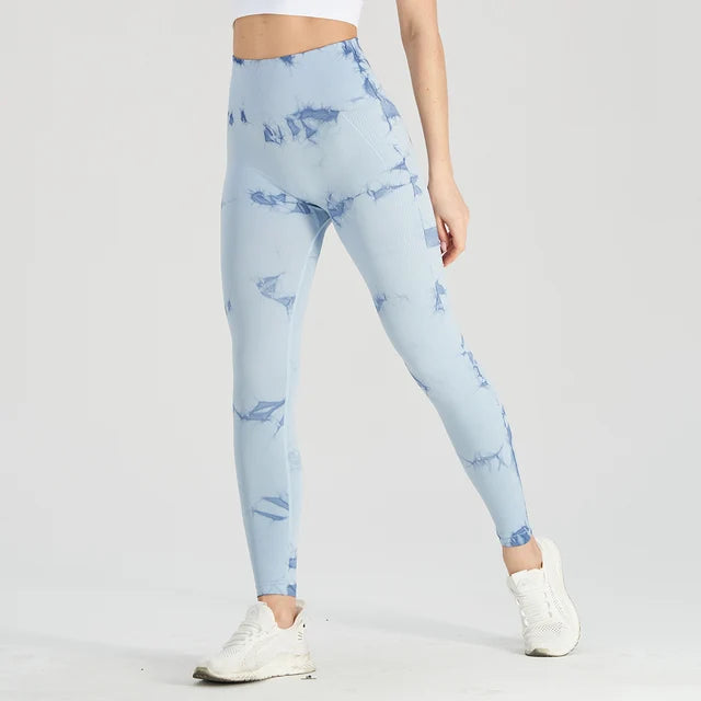 Seamless Tie Dye Leggings - Kopiwrite Kollective