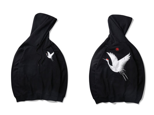 Crane Graphic Hoodies - Kopiwrite Kollective