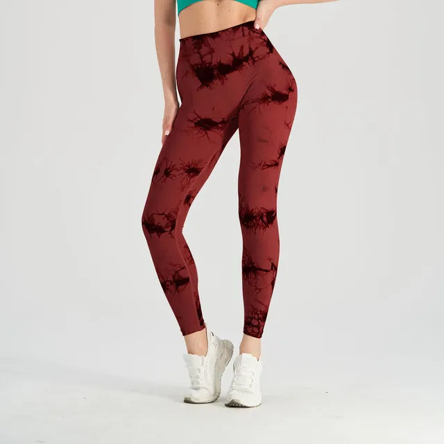 Seamless Tie Dye Leggings - Kopiwrite Kollective